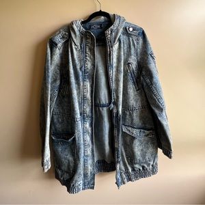 Evil Twin Acid Wash Denim Anorak